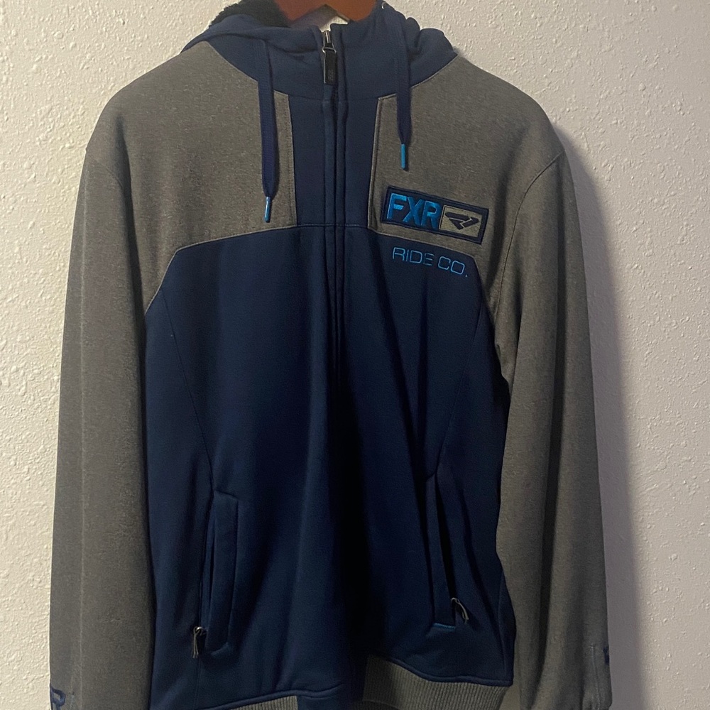 FXR Men's Performance Jacket in Blue and Gray